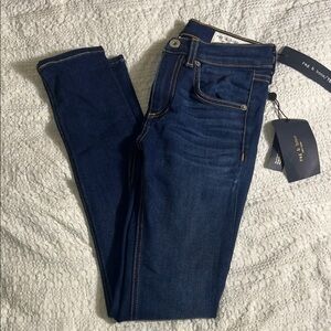 rag & bone Dark Blue ankle Skinny Jeans size 24